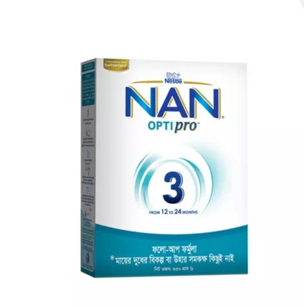 Nestle Nan 3 Infant Formula Milk Powder (12 months+) 350 gm