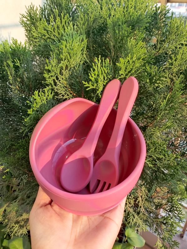 Silicon Bati with spoon set
