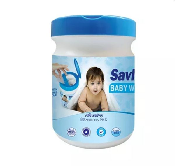 Savlon Baby Wipes Jar 160 pcs
