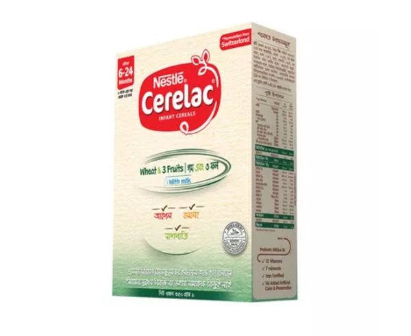 Nestle Cerelac 1 Wheat & Three Fruits (6 M+) 350 gm
