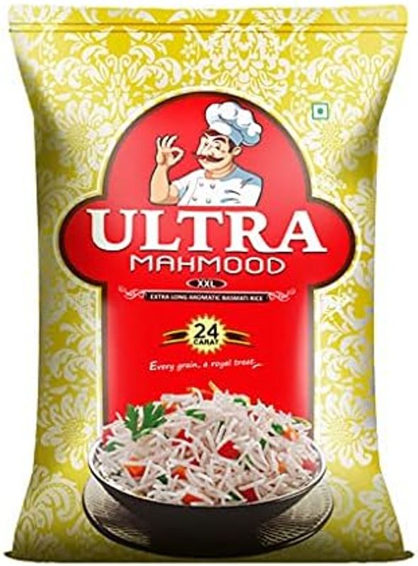 Ultra Mahmood XXL Basmati Rice, 5Kg