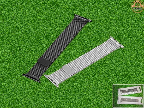 Premium Stainless Steel Milanese Loop Strap – Magnetic Mesh Band for Smartwatch (42/44/45/49mm)