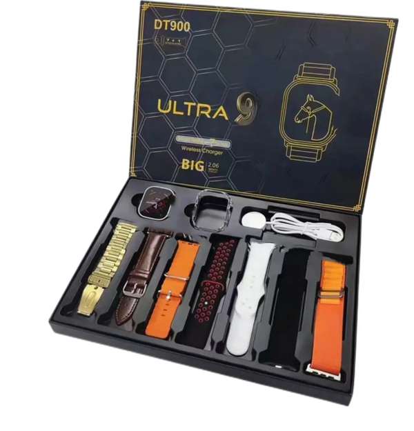 DT900 Ultra 9: 49mm Smartwatch with (Free 7 strap)