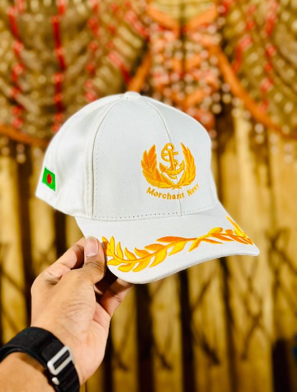 Merchant Navy White Cap