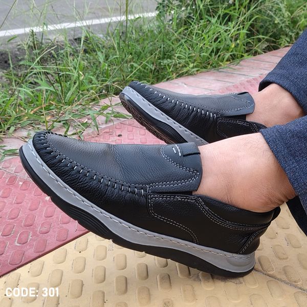 Casual Leather Loafer Shoes For Men- 301