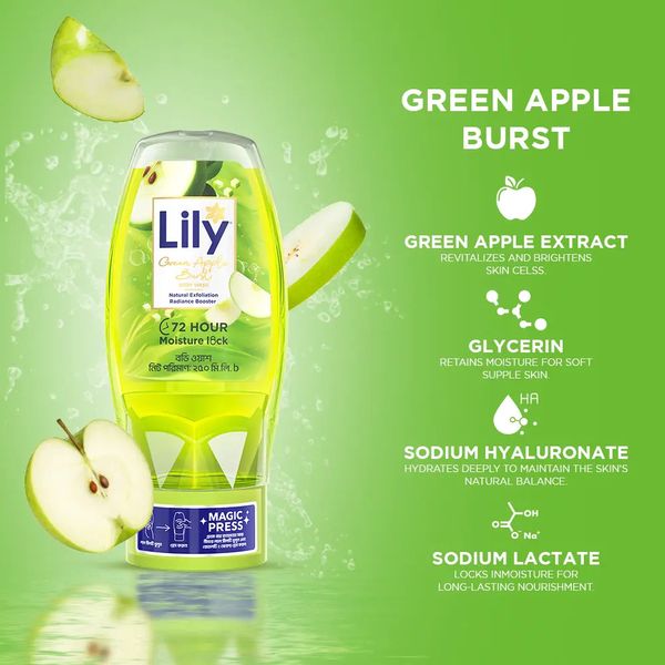 Lily Shower Gel Green Apple 250ml