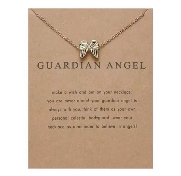 Guardian angel simple golden chain 🫶🏻