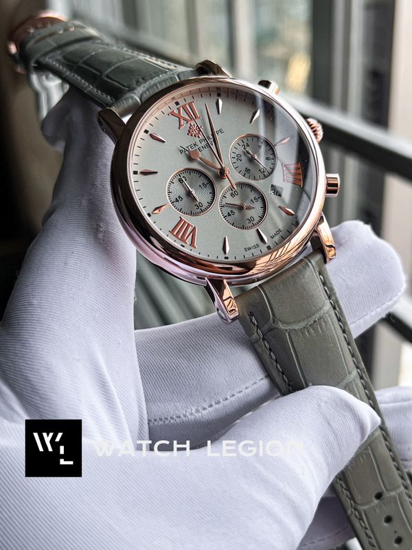 PATEK GREY BELT RG CASE GREY DIAL