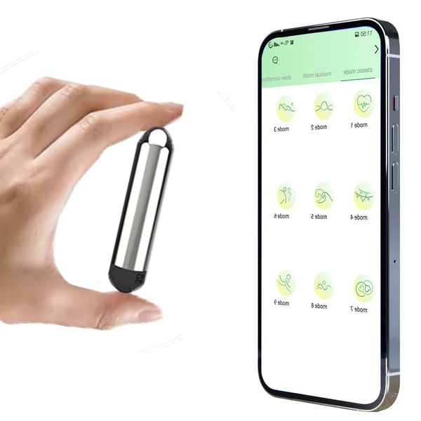 Powerful Bullet Vibrator APP Bluetooth Control Clitoral G Spot Stimulation Massager Mini Anal Pussy Stimulator Sex Toy for Women