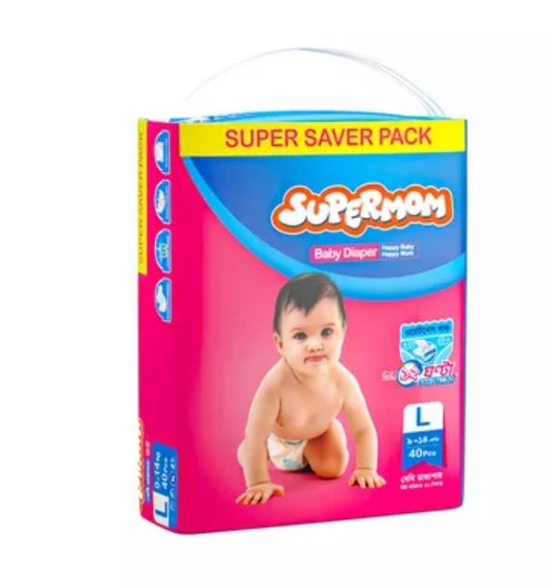 Supermom Baby Diaper Belt L (9-14 kg) 40 pcs