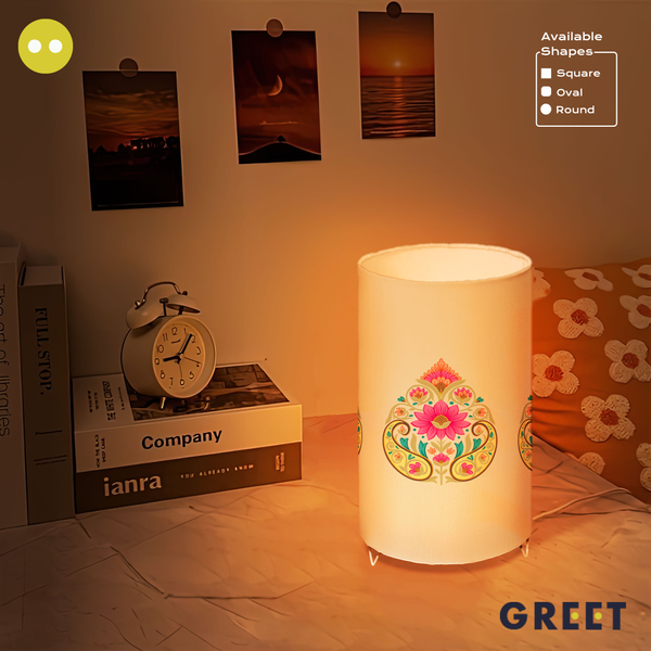 Betel Leaf Artistic Round Lamp