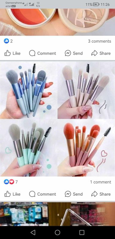 8 piece brush set