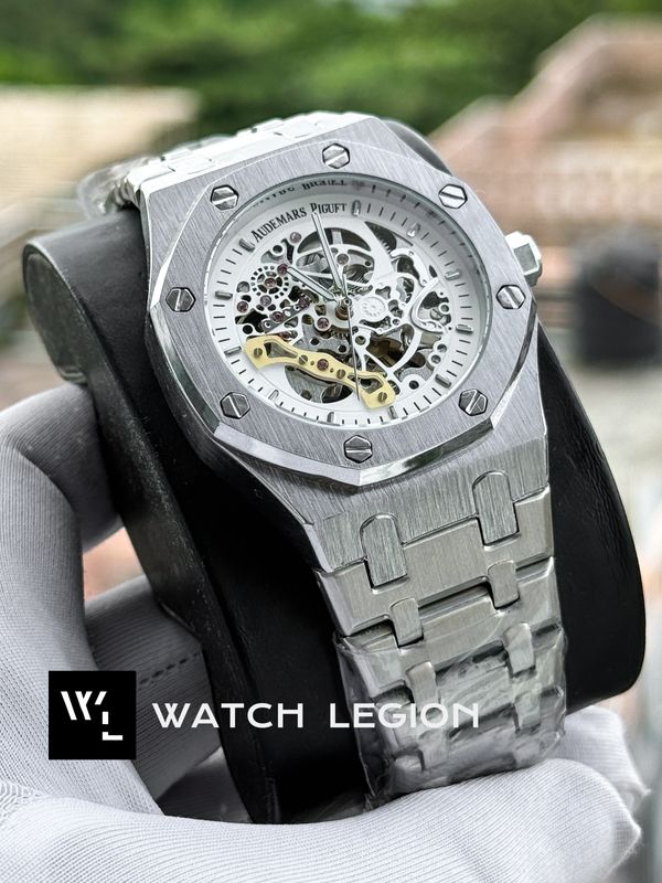 AP AUTO SKELETON WHITE DIAL