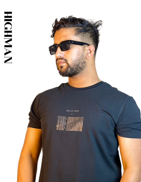 Premium Basic T shirt black(Do it For)