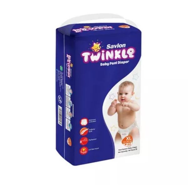 Savlon Twinkle Baby Diaper Pant XL (12-20 kg) 44 pcs