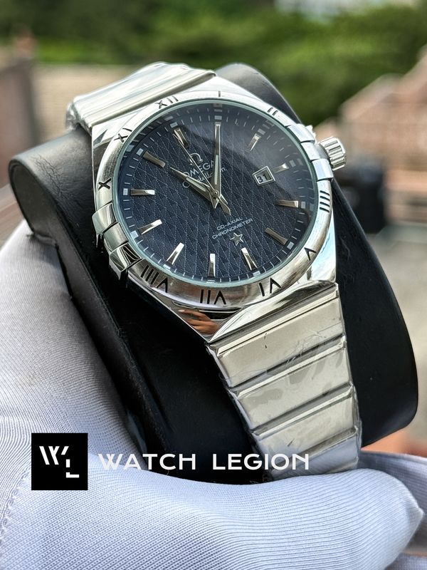 OMEGA CONSTELLATION BLUE DIAL SWEEP