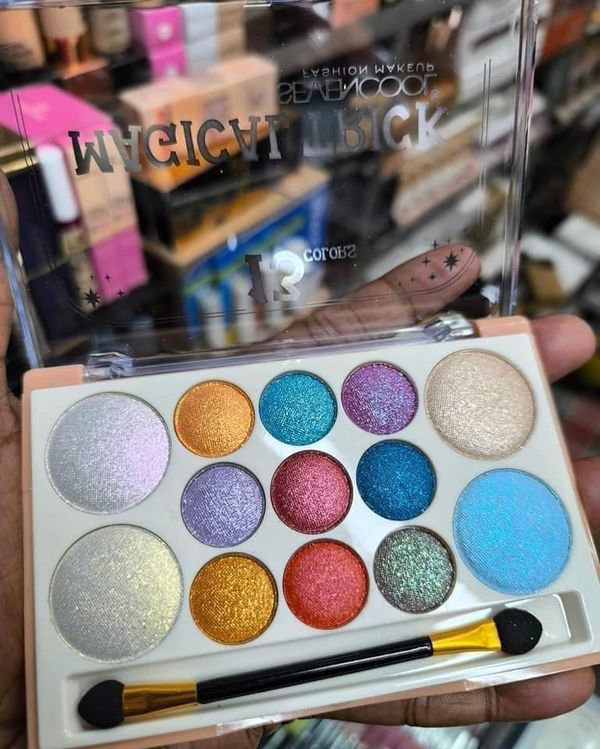 13 colour eyeshadow+ hilighter