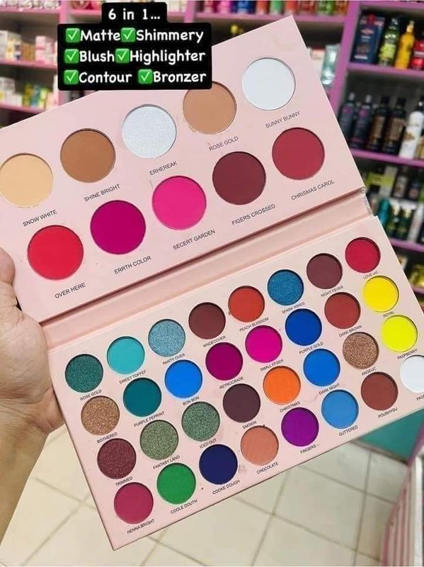 glanze 6 in 1 eyeshadow palette