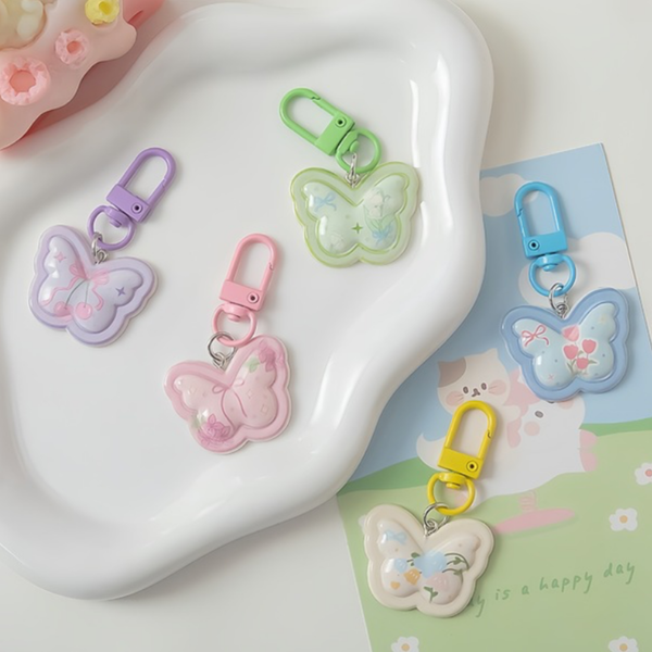 Cute butterfly keyring 🥰🩷🌸