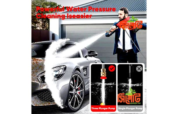 High Power Car Washing Guns Wireless Rechargeable Portable High-pressure Water Pump 21V Double Battery