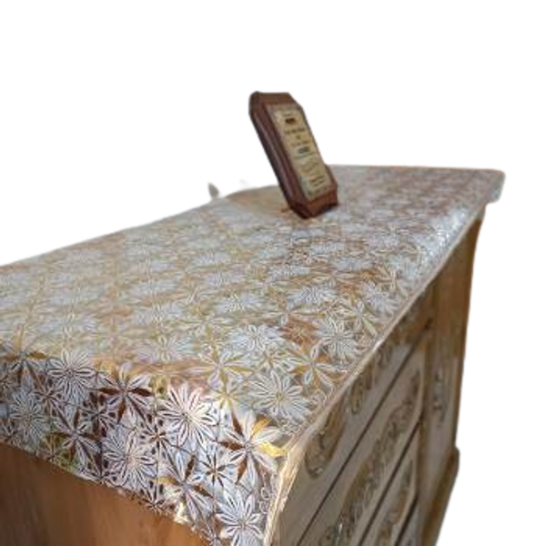 Chest Drawer Cover Golden PVC soft Mat -lira.1
