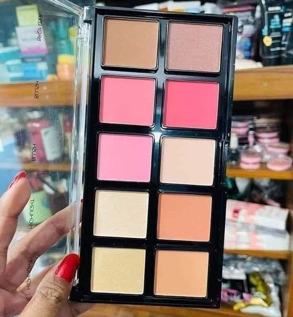 chanlanya blush hilighter 10 colour