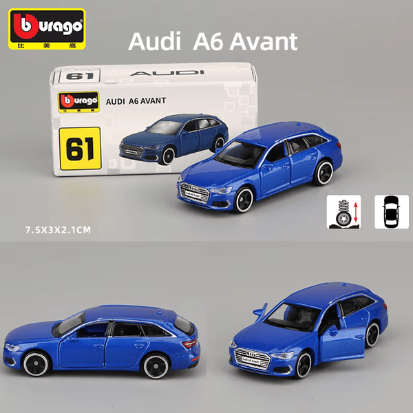 Bburago 1:64 Audi A6 Avant Diecast Model Car
