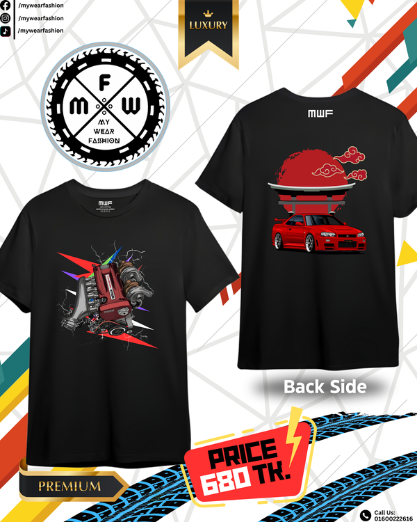 Nissan GTR 34 Premium T-shirt || Tees