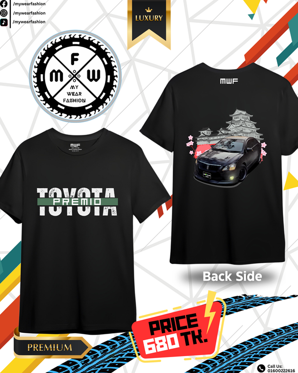 Toyota Premio Premium T-shirt || Tees