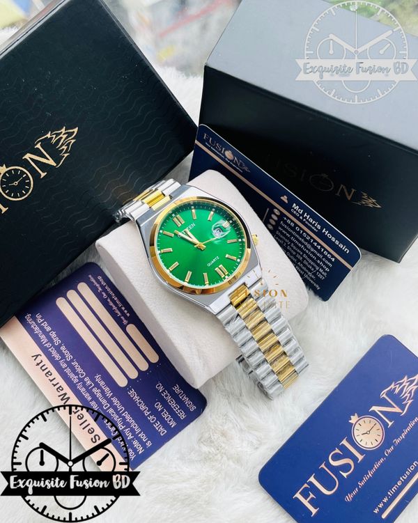 Citizen Tsuyosa Dual tone Green Dial Watch (AA Grade)