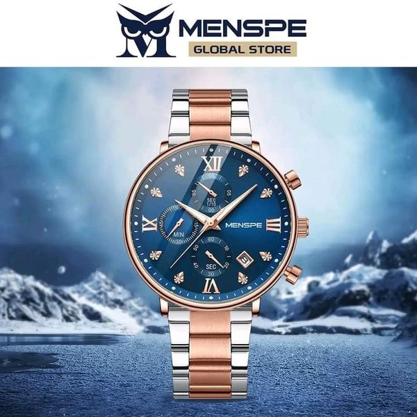 💥MENSPE High-grade Waterproof Six Stitches Luminous Calendar Watch - Image 2