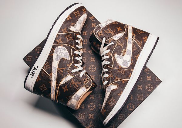 Louis Vuitton x Air Jordan 1 (Mirror Copy)