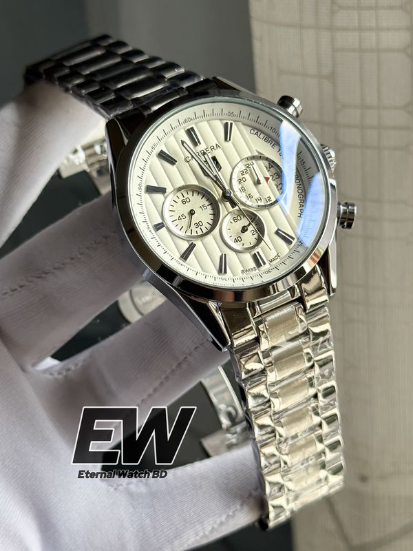 TAG 69 CH WHITE DIAL SILVER CASE