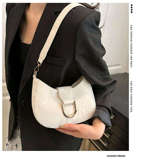 DHgate Mobile SiteVersatile PU Leather Single Shoulder Tote Bag - Casual Korean Style Underarm Handbag for Women