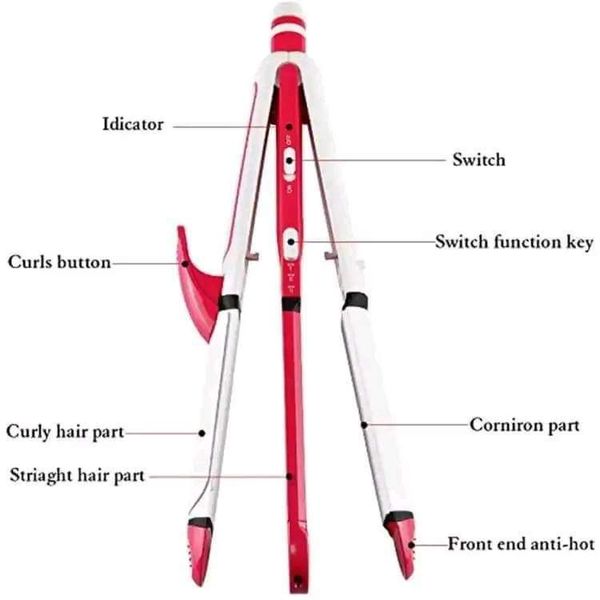 kemei km 1291  3 in 1 straightener - Image 2