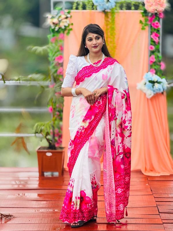 Chanderi silk sharee