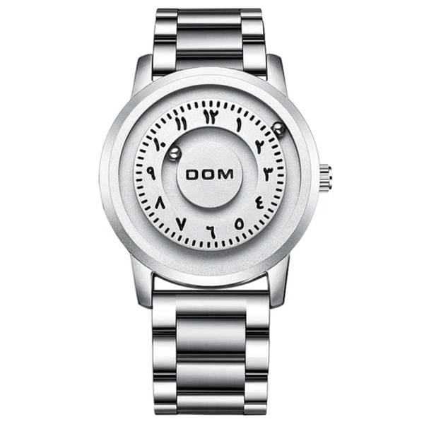 DOM 1769 Solar System Magnetic Watch - Chain Silver
