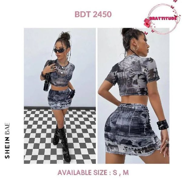 Mesh Top & Skirt