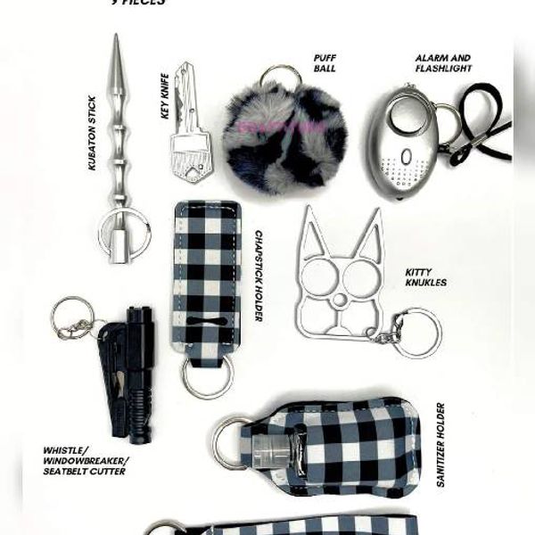 Grey Black Check Square