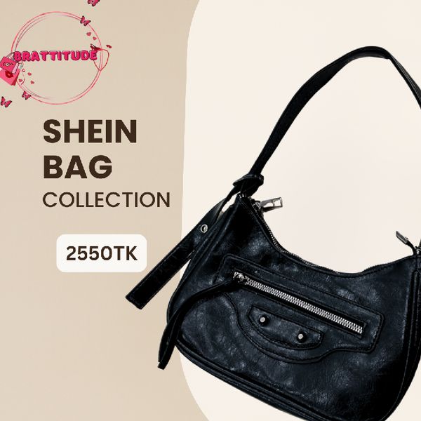 Shein Black Leather Bag
