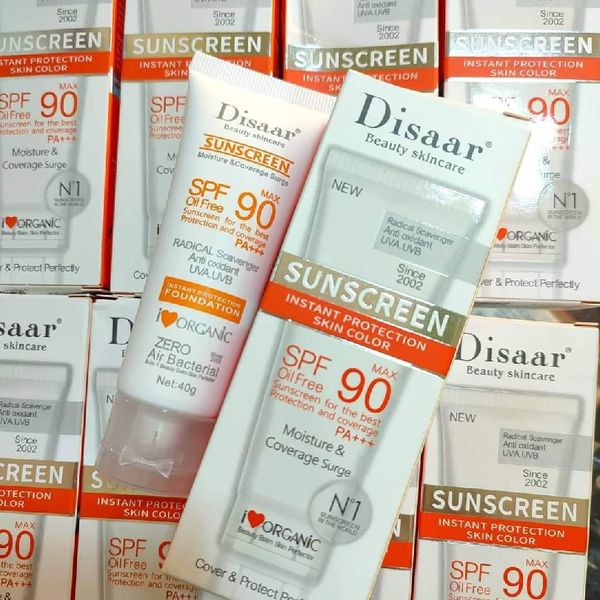 Disaar SPF 90 sunscreen