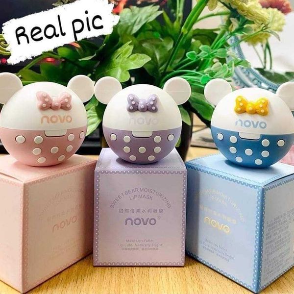 Novo Sweet bear moisturizing lip Mask 3pcs set