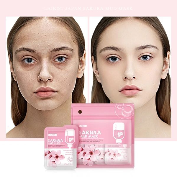 Laikou Sakura Mud Mask 12pcs pkt