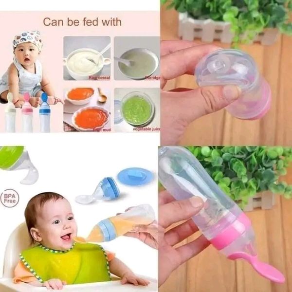Baby Spoon Feeder  Silicone Spoon Feeder