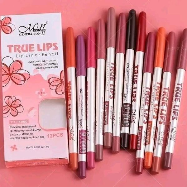 M.n True lips lip liner set