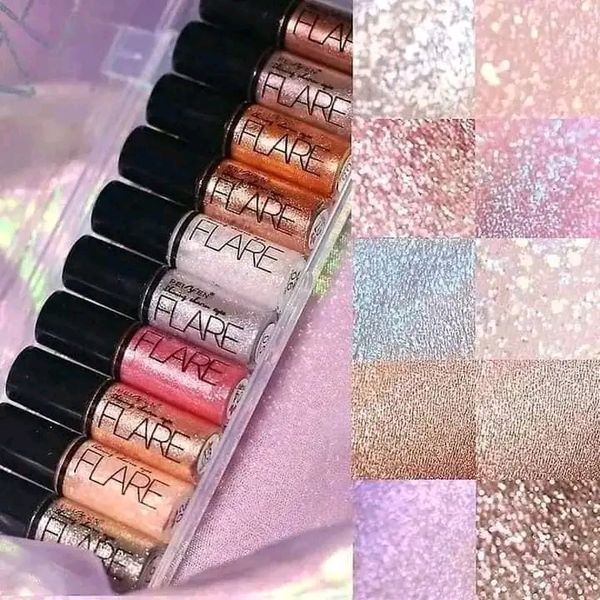 Flare Glitter 10pcs eye shadow