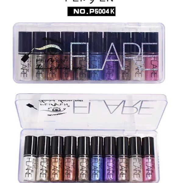 Flare Glitter Eyeshadow 10pcs set