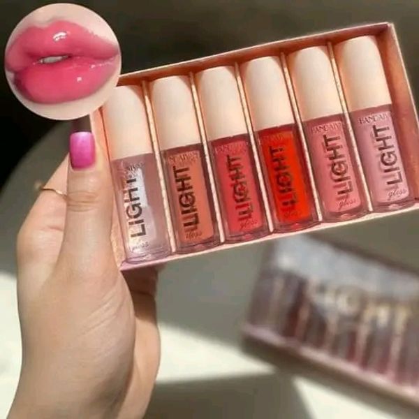 Handaiyan 6pcs Light lipgloss set