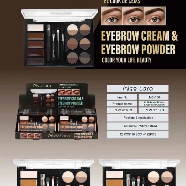 MISS LARA EYEBROW CREAM & EYEBROW KiT