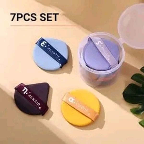 7 pcs Puff (Round Box)